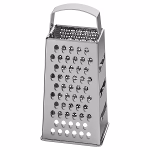 Grater, stainless steel